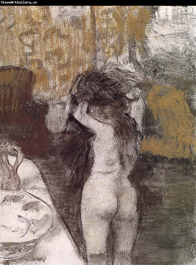 Edgar Degas After bath